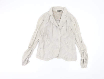 Dorothy Perkins Womens Brown   Basic Button-Up Size 8