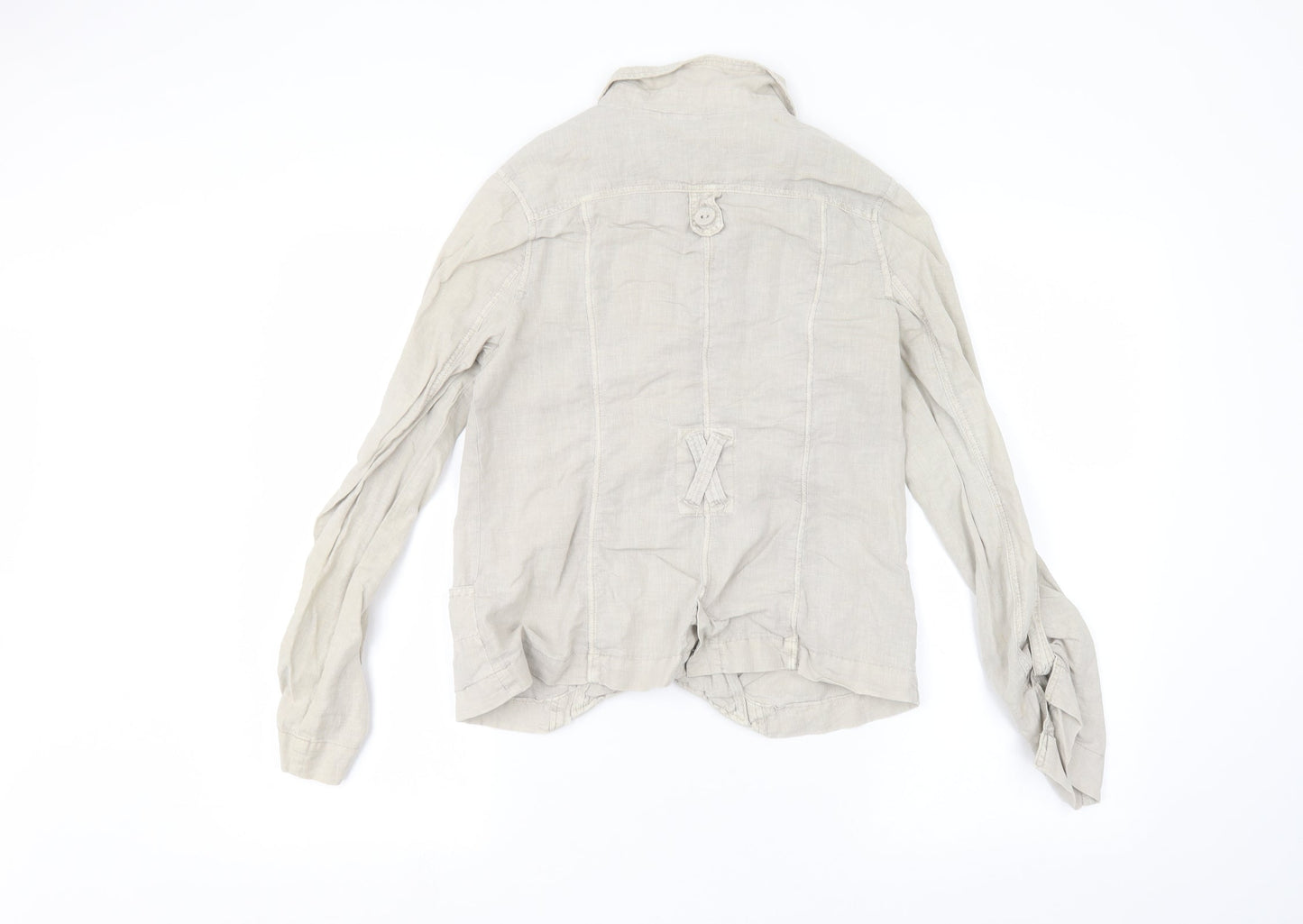 Dorothy Perkins Womens Brown   Basic Button-Up Size 8