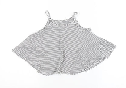 NEXT Girls Multicoloured Striped  Basic Tank Size 6 Years