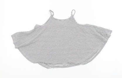 NEXT Girls Multicoloured Striped  Basic Tank Size 6 Years