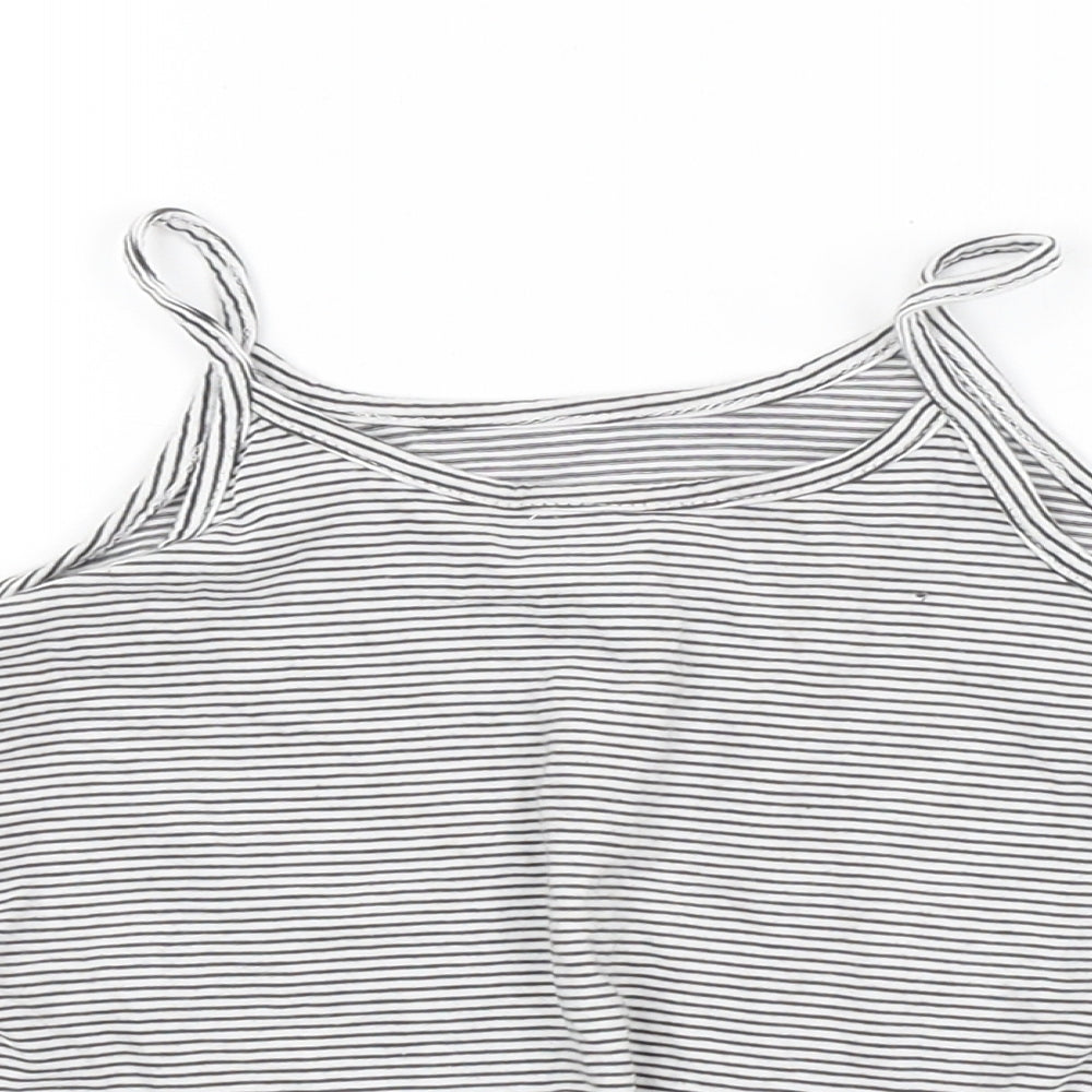 NEXT Girls Multicoloured Striped  Basic Tank Size 6 Years