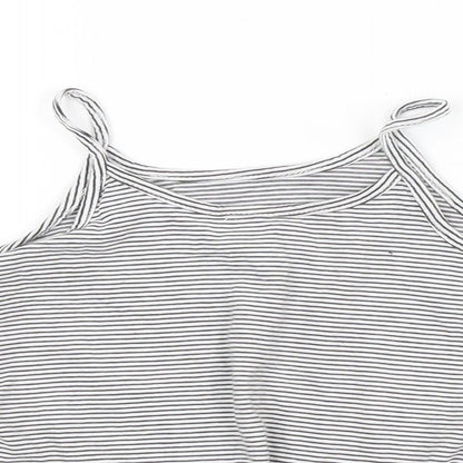 NEXT Girls Multicoloured Striped  Basic Tank Size 6 Years