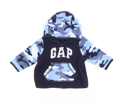 Gap Baby Blue Camouflage  Basic Jacket Jacket Size 0-3 Months