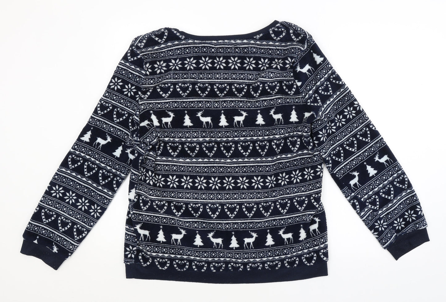 Womens UK Size 14 LOVE TO LOUNGE Black Pullover Jumper