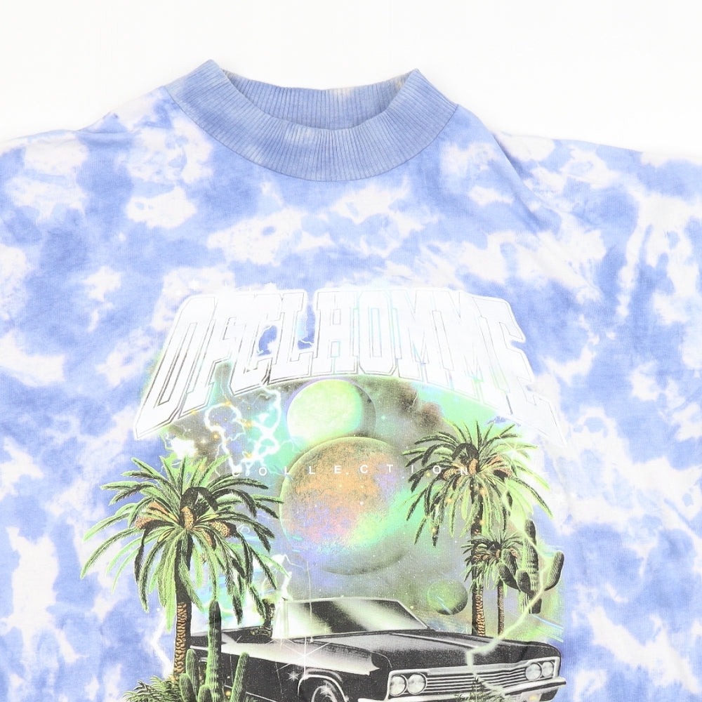 Boohoo Mens Blue   Pullover Jumper Size M