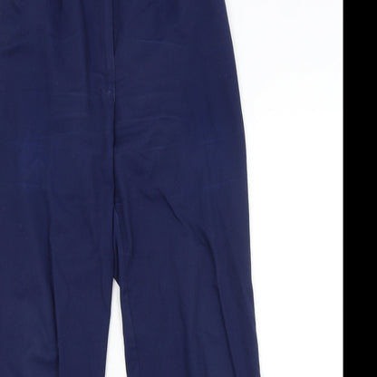 RIZNER Womens Blue   Trousers  Size 14 L30 in