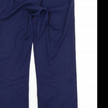 RIZNER Womens Blue   Trousers  Size 14 L30 in