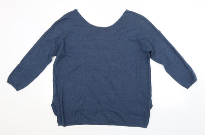 Womens UK Size  Preworn Blue Pullover Jumper