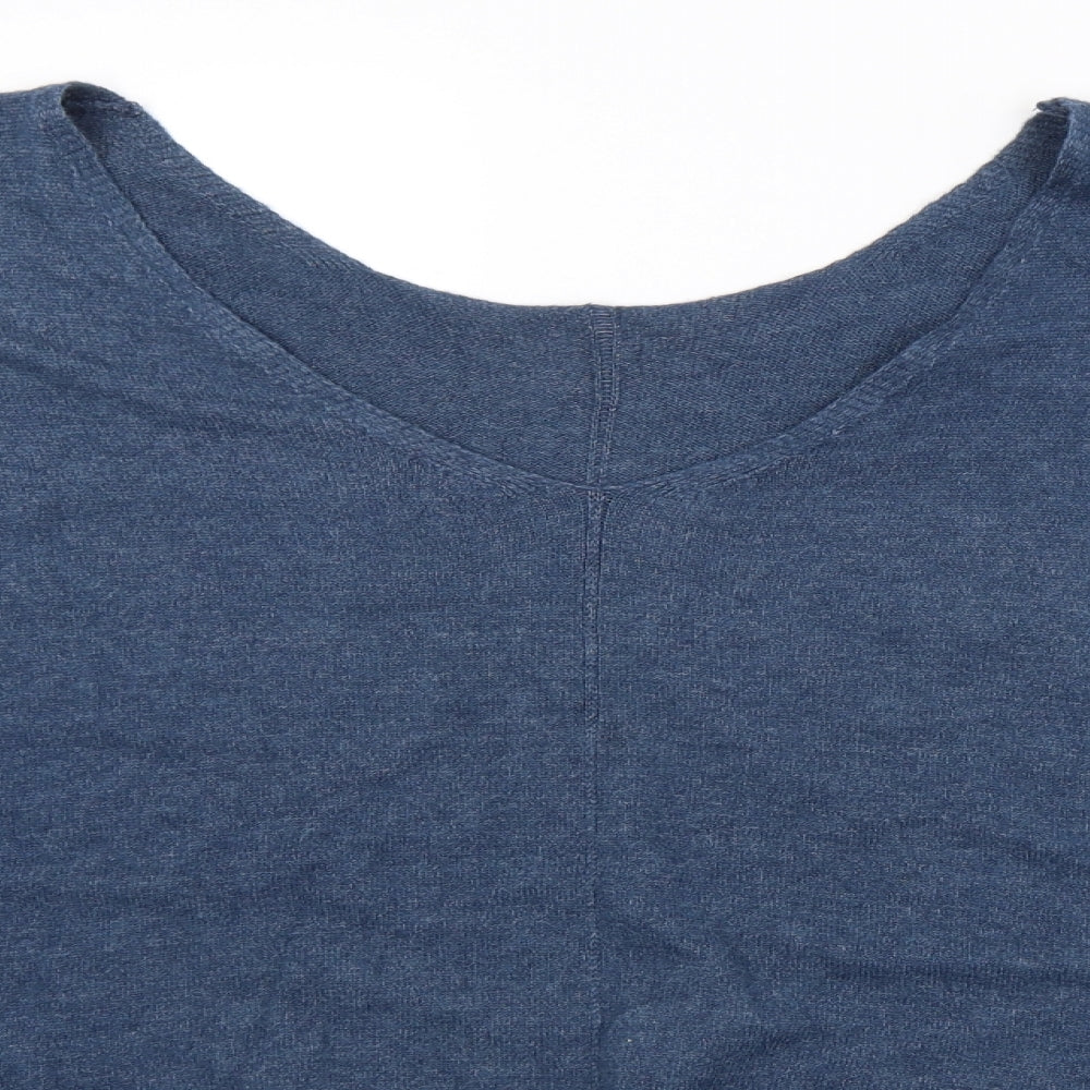 Womens UK Size  Preworn Blue Pullover Jumper