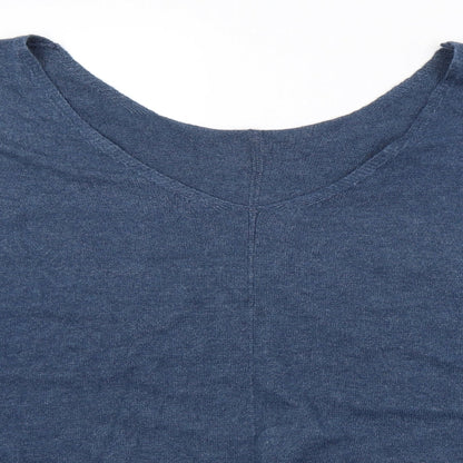 Womens UK Size  Preworn Blue Pullover Jumper