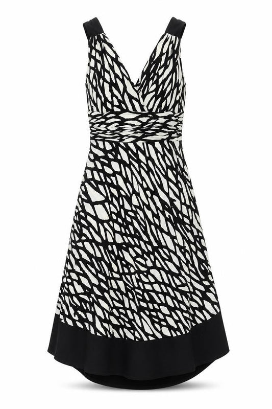 Front view of Principles women’s multicoloured a-line, size UK 10