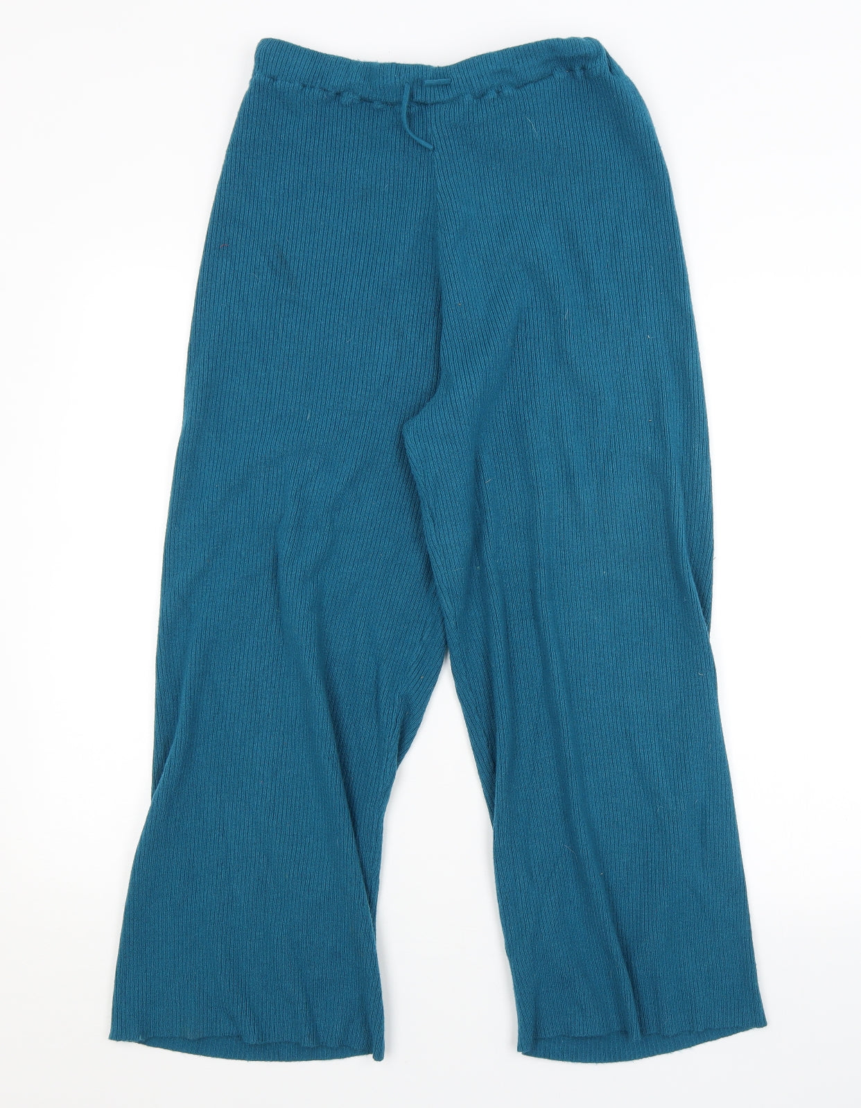 Womens UK Size 12 PRETTYLITTLETHING Regular Fit Sweatpants Blue Trousers