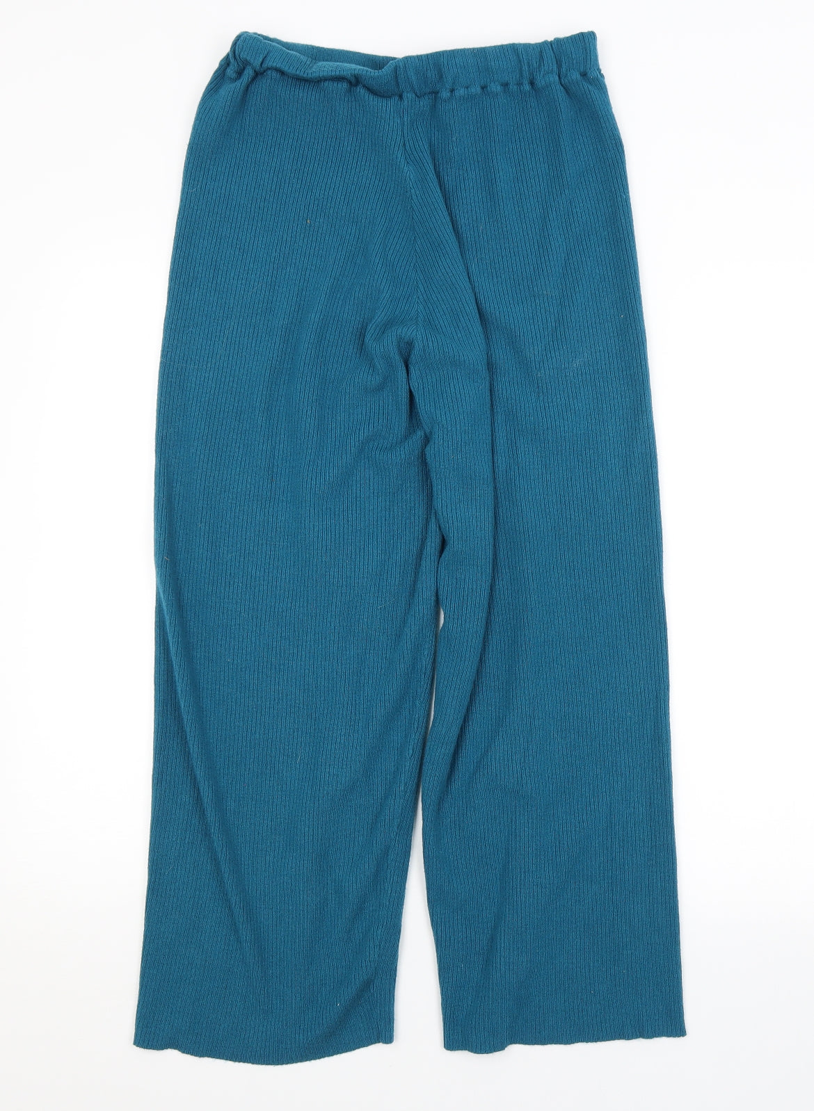 Womens UK Size 12 PRETTYLITTLETHING Regular Fit Sweatpants Blue Trousers