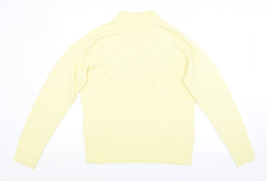 Womens UK Size 14 Papaya Yellow Pullover Jumper