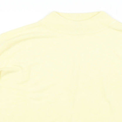 Womens UK Size 14 Papaya Yellow Pullover Jumper