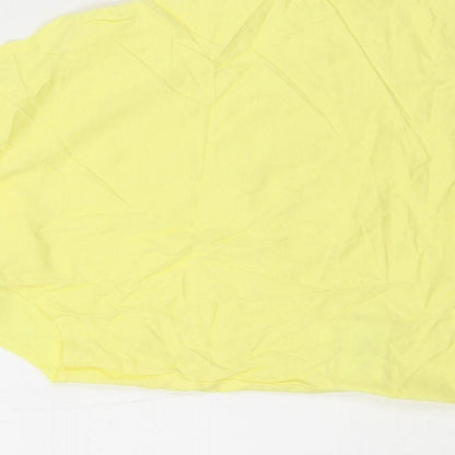 H&M Girls Yellow   Basic Tank Size 7-8 Years