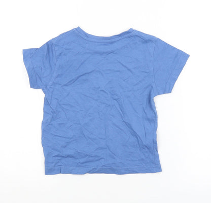 Primark Boys Blue   Basic T-Shirt Size 2-3 Years