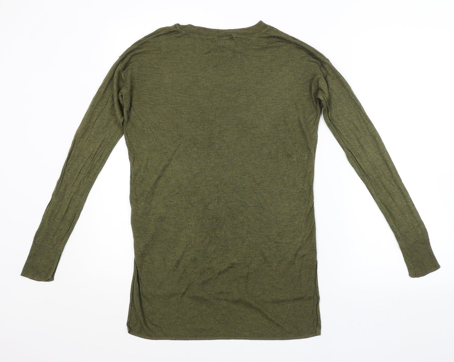 Womens UK Size S H&M Green Pullover Jumper