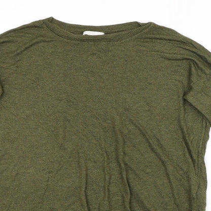 Womens UK Size S H&M Green Pullover Jumper