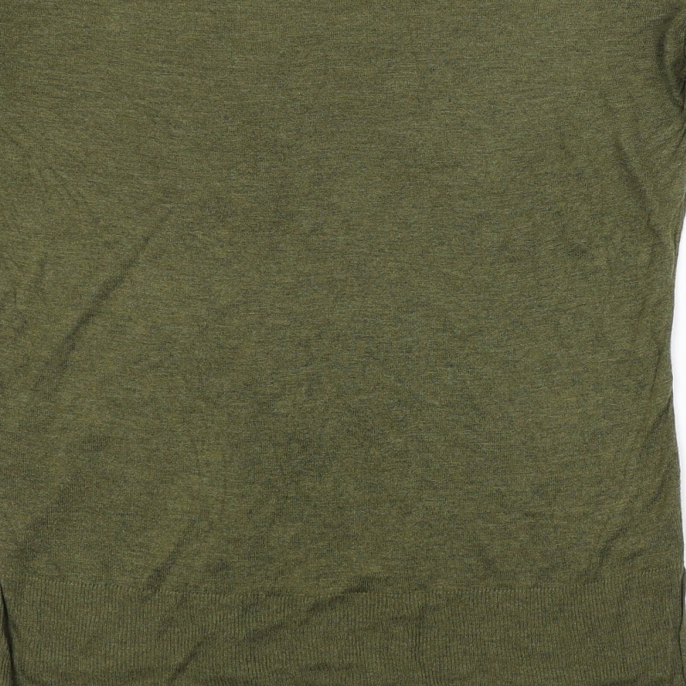 Womens UK Size S H&M Green Pullover Jumper