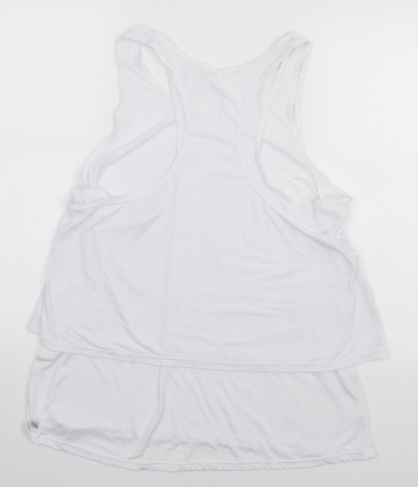 Active Womens White   Basic Tank Size 16