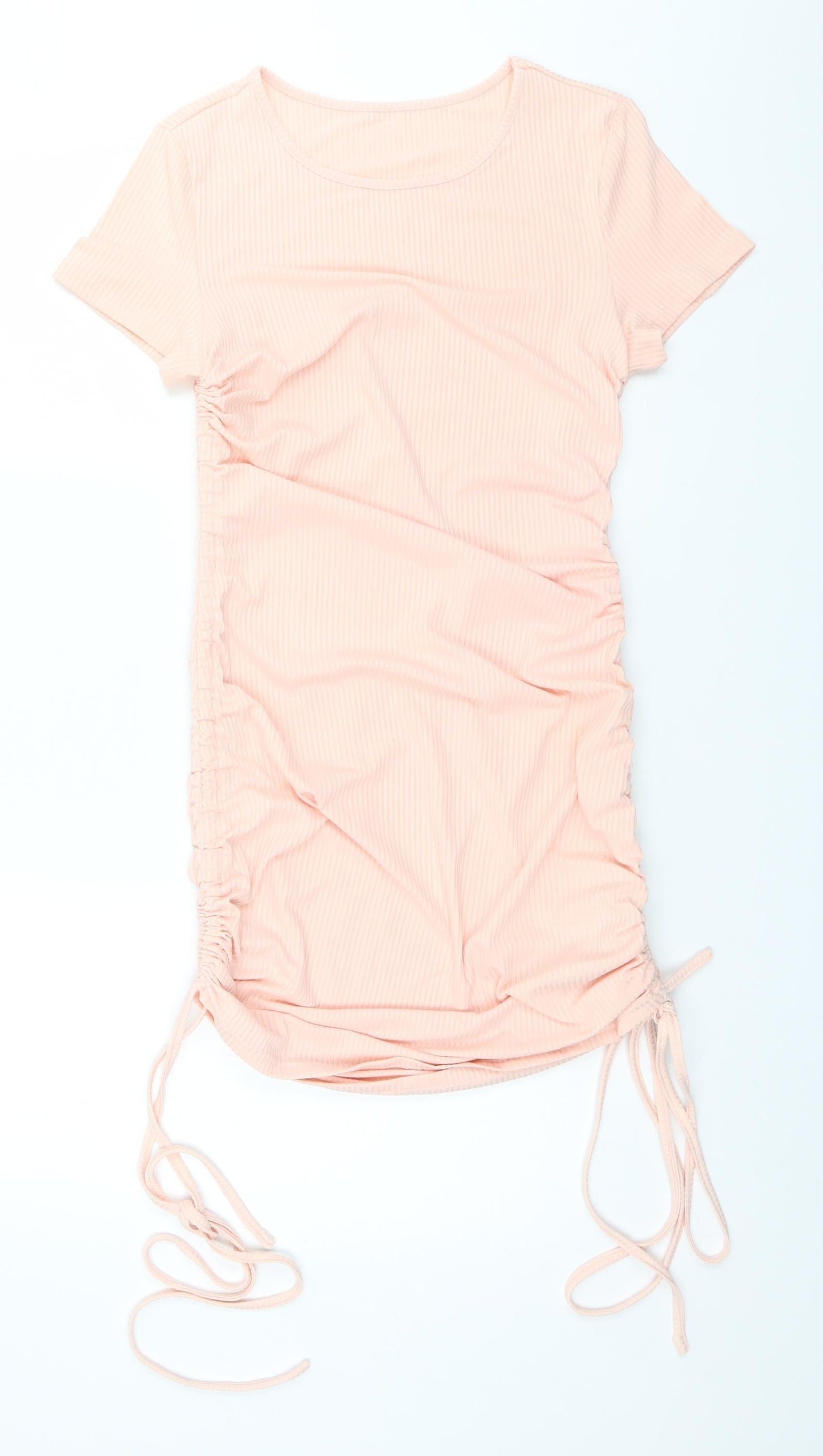 SheIn Womens Ivory   Basic T-Shirt Size 10