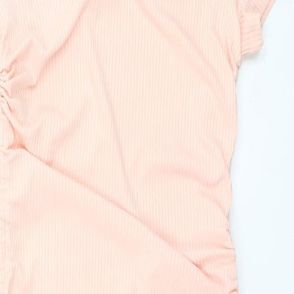 SheIn Womens Ivory   Basic T-Shirt Size 10