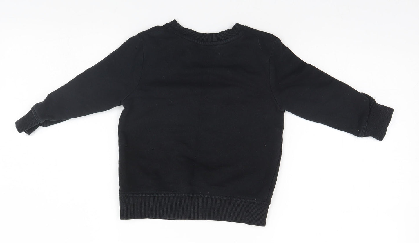 George Boys Black   Pullover Jumper Size 2-3 Years  - Super Duper Dude