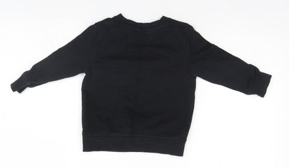 George Boys Black   Pullover Jumper Size 2-3 Years  - Super Duper Dude