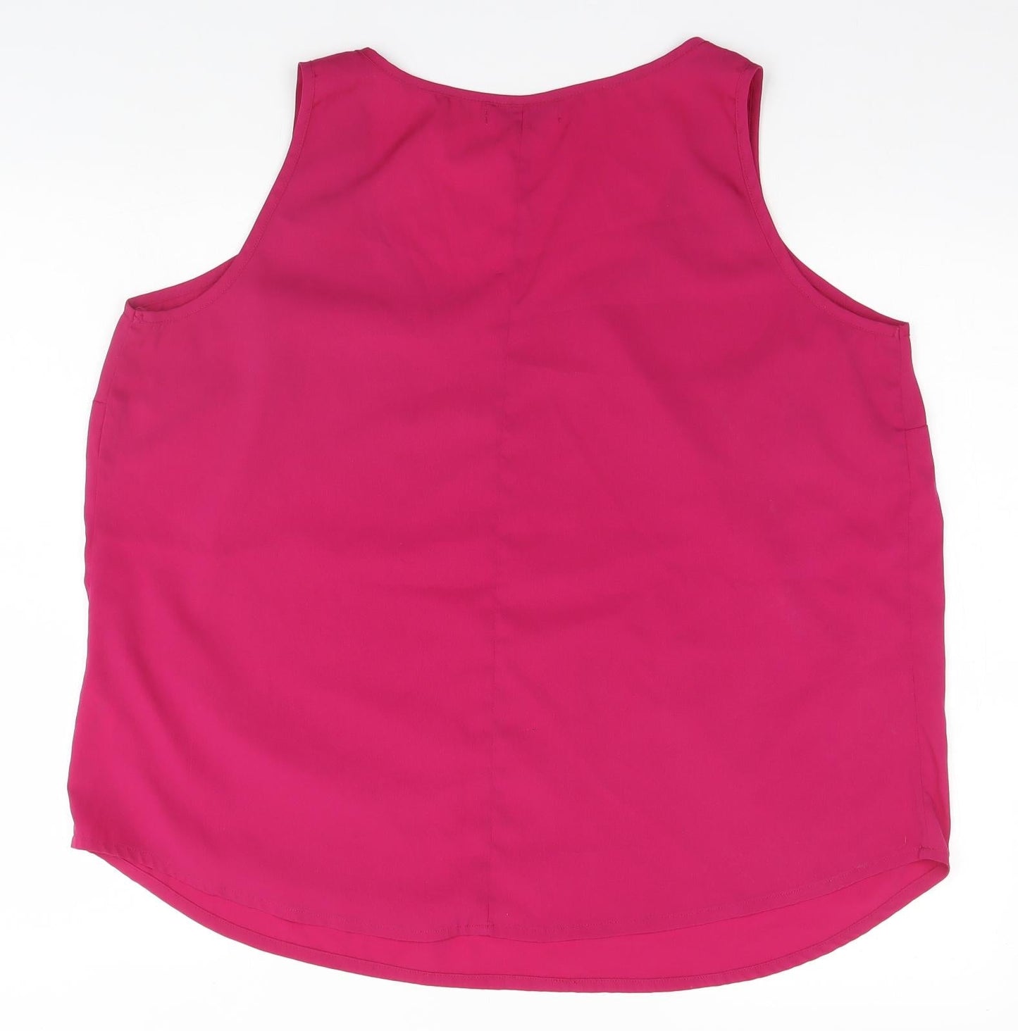 Womens UK Size 20 Simply Be Pink Basic Tank