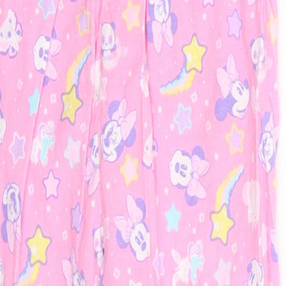 Disney Girls Pink Geometric   Pyjama Pants Size 2 Years  - Mini Mouse