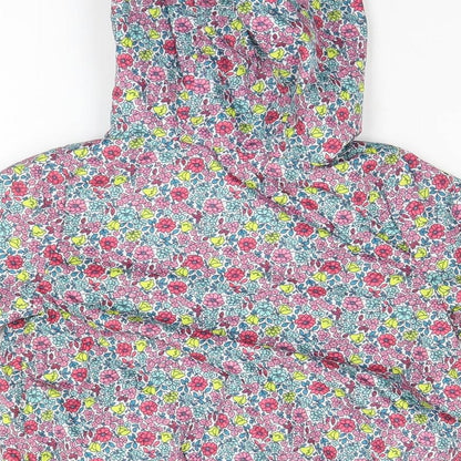 Gap Girls Multicoloured Floral  Rain Coat Coat Size 2 Years