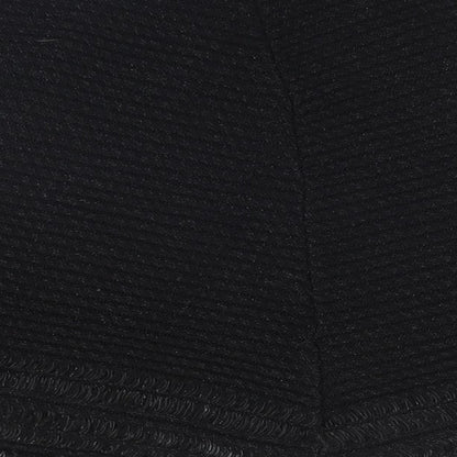 Womens UK Size One Size Rare Black Basic Blouse