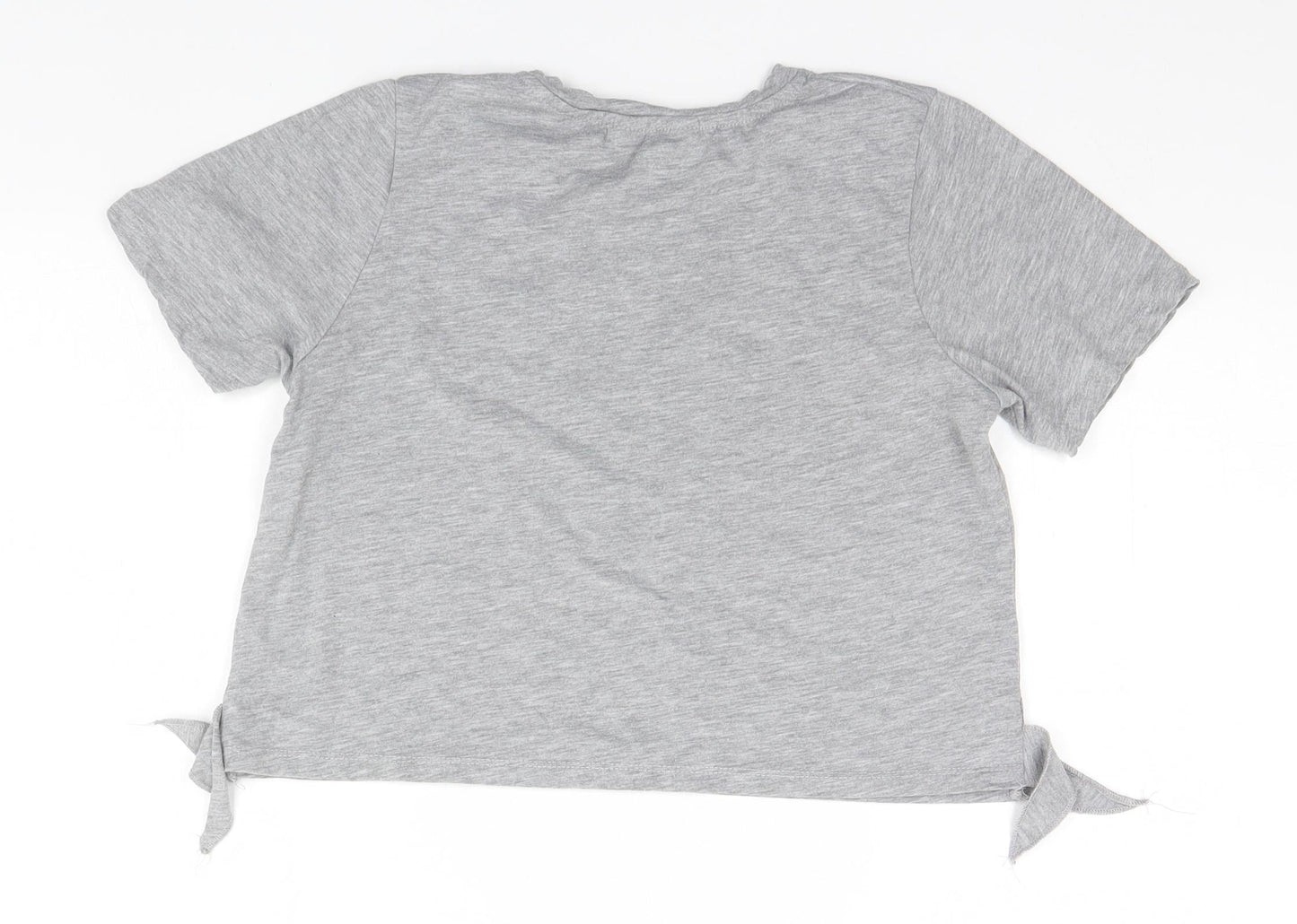 Primark Girls Grey   Basic T-Shirt Size 10-11 Years  - Paris is Always a Good Idea