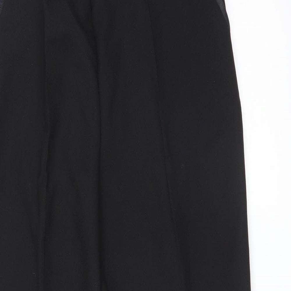 Womens UK Size 16 Damart Regular Fit  Black Trousers