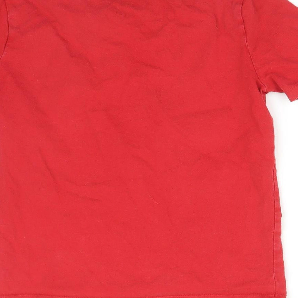 Gap Boys Red   Basic T-Shirt Size 8 Years  - HOME RUN KING