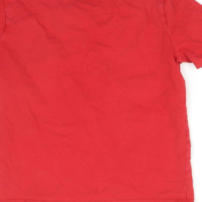 Gap Boys Red   Basic T-Shirt Size 8 Years  - HOME RUN KING