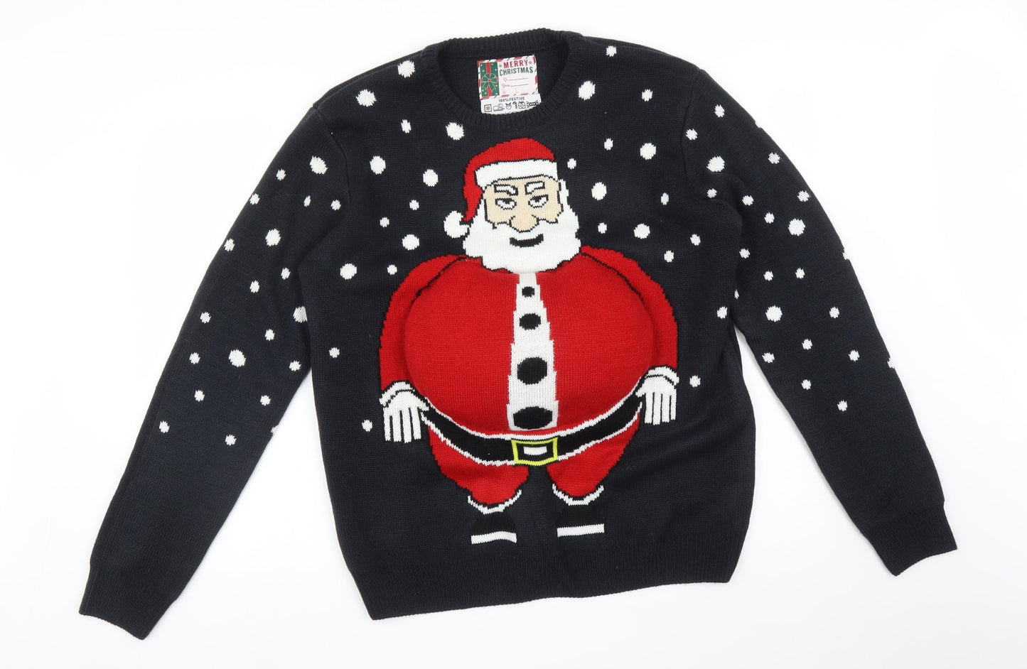 Mens UK Size L Cedar Wood State Black Pullover Sweatshirt