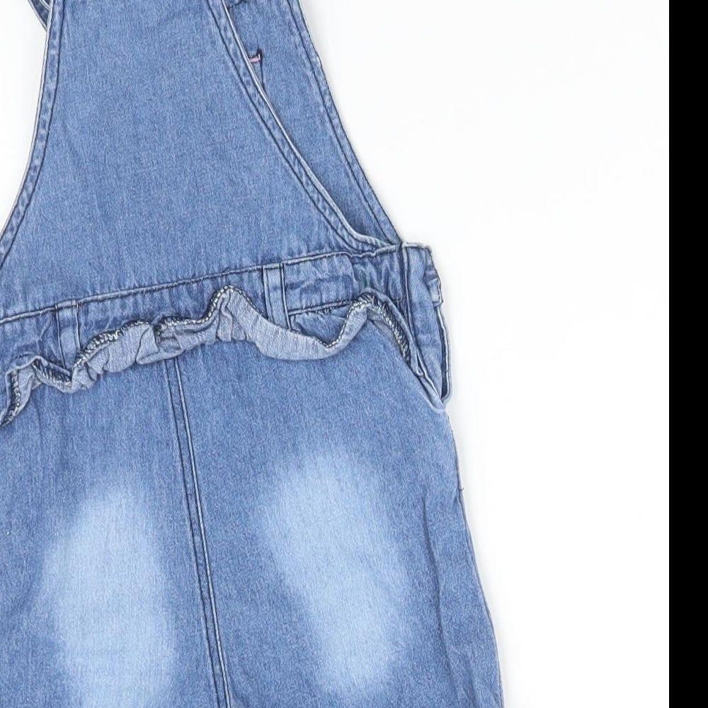 WATCH ME GROW Girls Blue   Dungaree One-Piece Size 12 Months