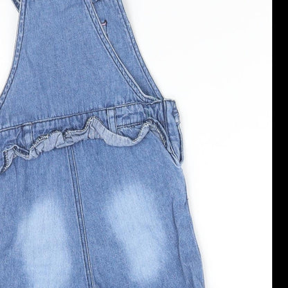 WATCH ME GROW Girls Blue   Dungaree One-Piece Size 12 Months