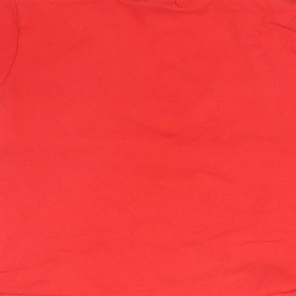 Fruit of the Loom Baby Red   Basic T-Shirt Size 12-18 Months  - DUNKY'S DAY NURSERIES