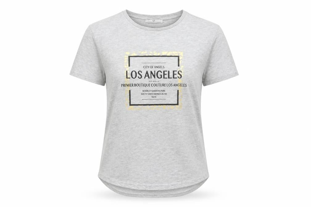 Womens UK Size 10 Very Grey Basic T-Shirt