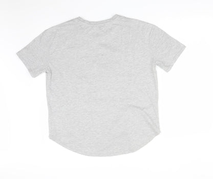Womens UK Size 10 Very Grey Basic T-Shirt