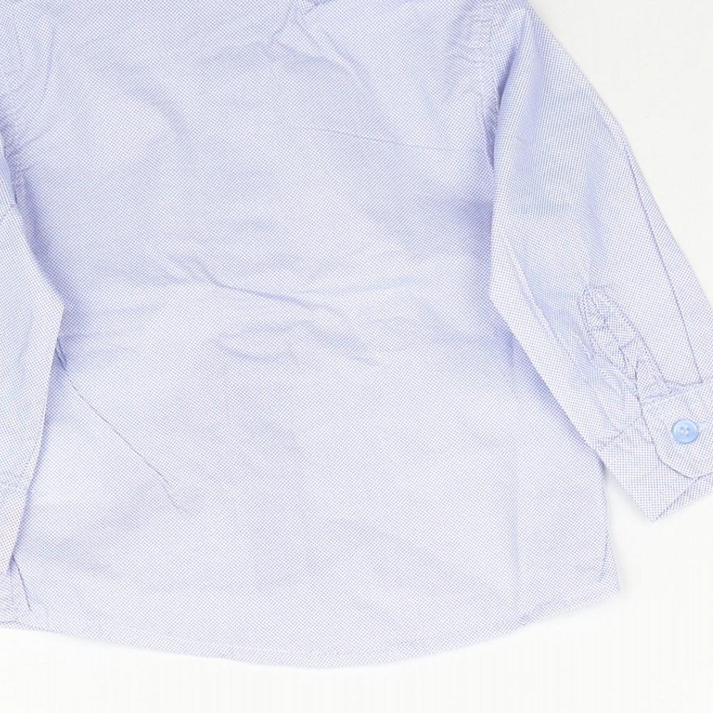 Stelle & Pupi Baby Blue   Basic Button-Up Size 6-9 Months