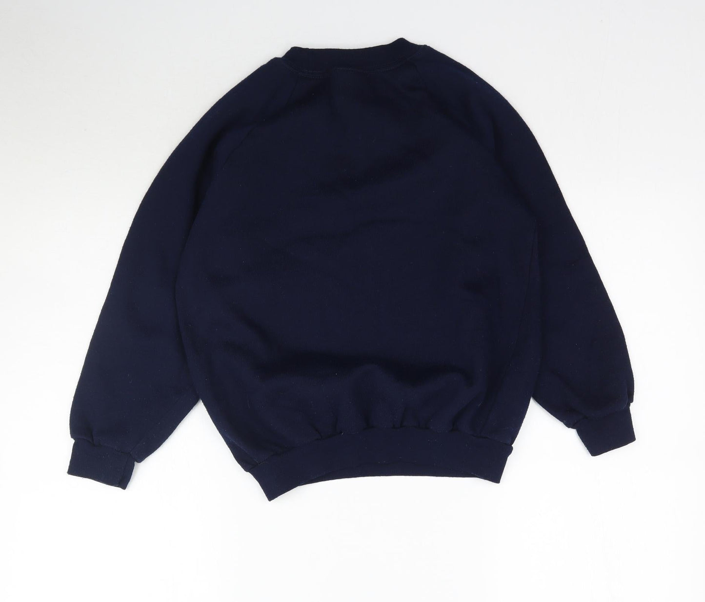 Back to school Girls Blue   Pullover Sweatshirt Size L