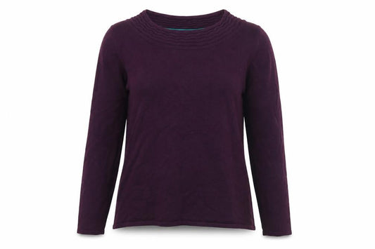 Womens UK Size S Bm Collection Purple Pullover Jumper