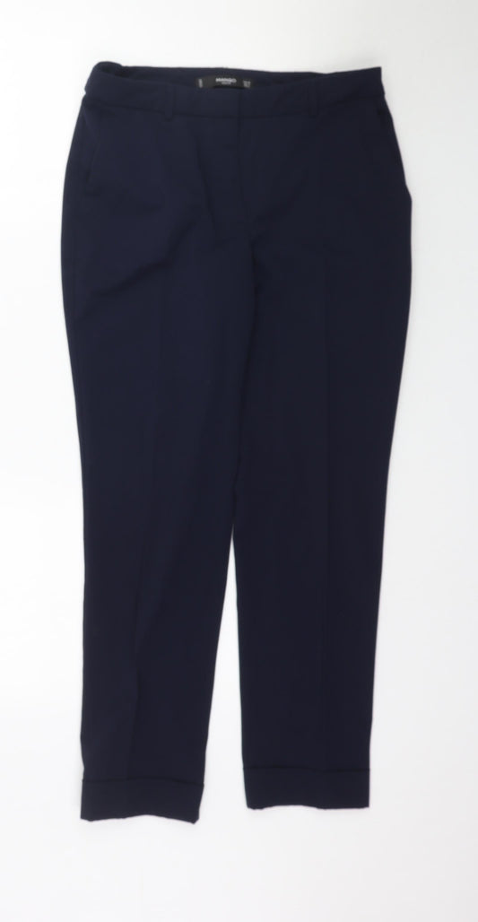 Mango Womens Blue   Trousers  Size 36 L27 in