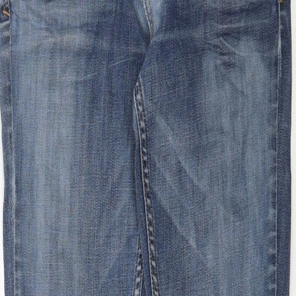 Topshop Womens Blue  Denim Skinny Jeans Size 28 in L31 in