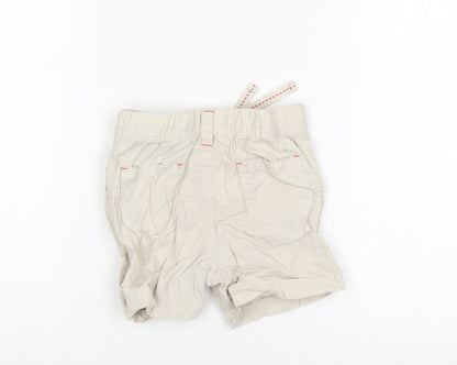 M&Co Boys Ivory   Cropped Trousers Size 12-18 Months
