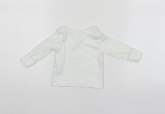 Disney Baby White    Pyjama Top Size Newborn